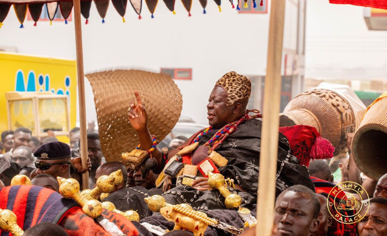 Otumfuo’s symbolic appearance at Kuntunkuni durbar