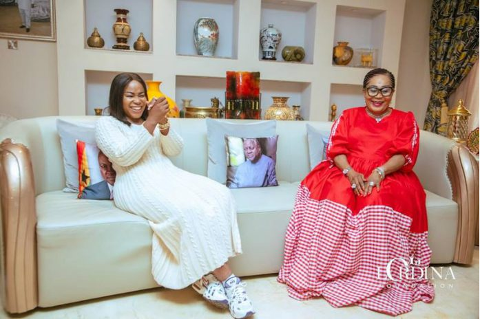 Photos: Chef Faila pays visit to Lordina Mahama