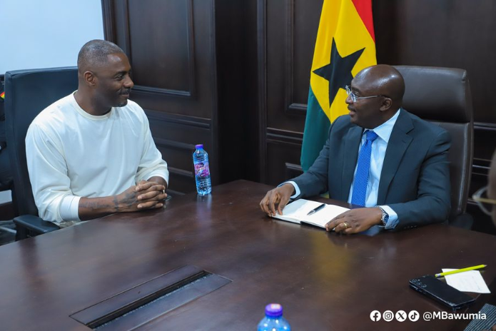 Bawumia holds meeting with Idris Elba to discuss uplifting Ghana’s creative industry