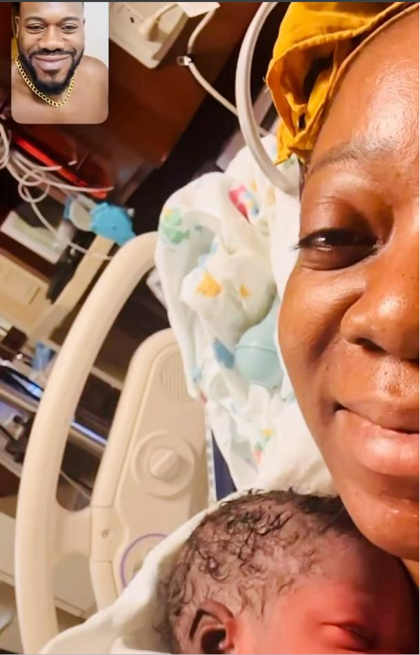Actor Deyemi Okanlawon celebrates arrival of third son in heartwarming IG post