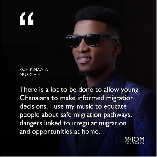 Kofi Kinaata named UN-IOM Goodwill Ambassador