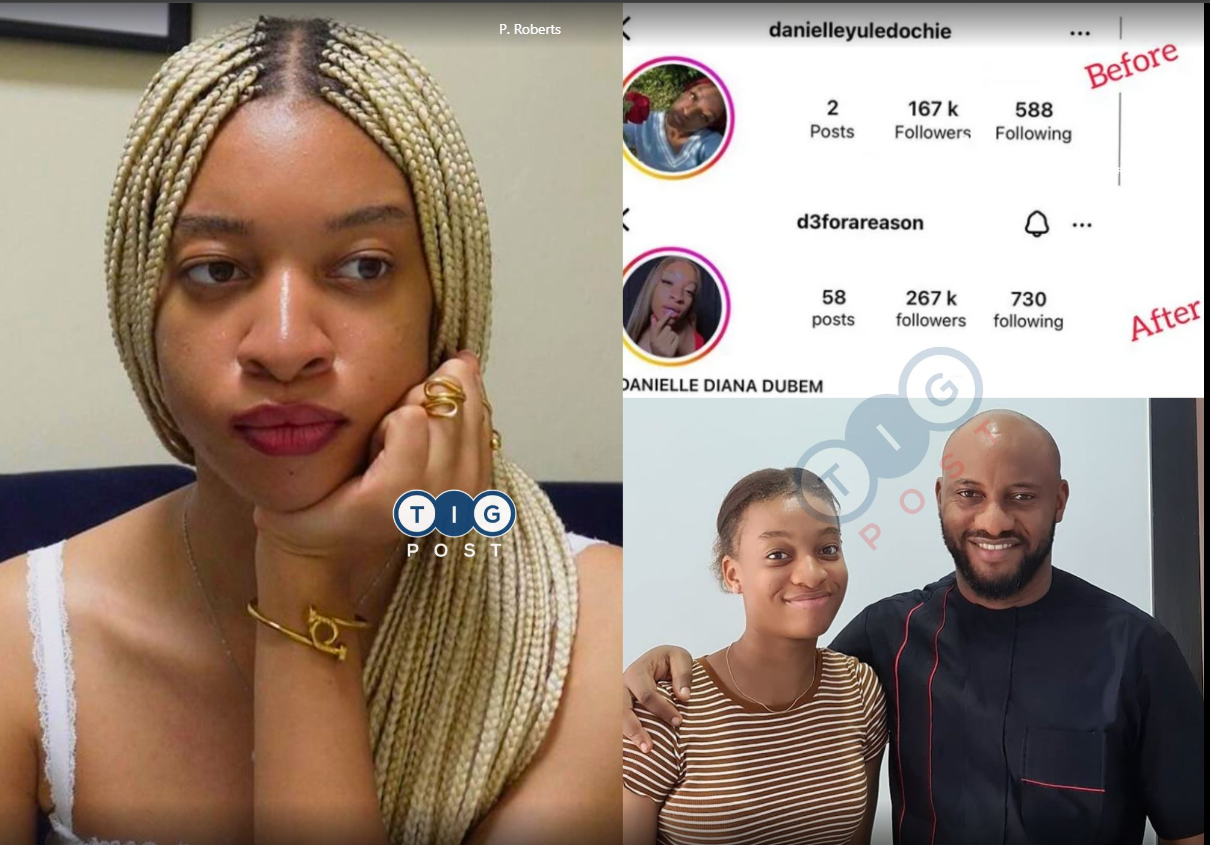 “Yul Edochie’s daughter ‘disowns’ father on social media, changes her name