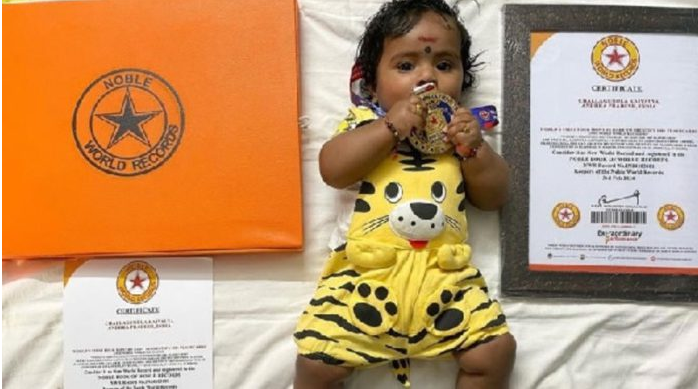 Four-month-old infant sets world record with ability to recognize 120 distinct items