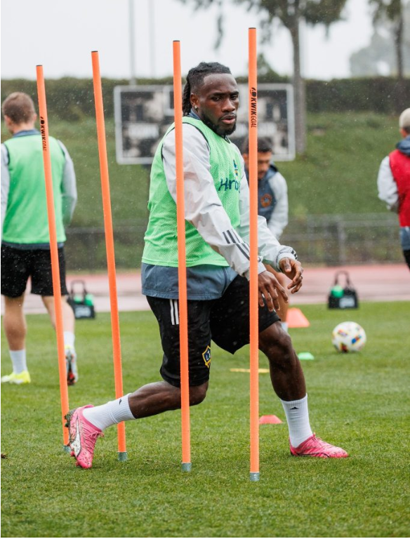 Joseph Paintsil begins first training section with his new club LA Galaxy