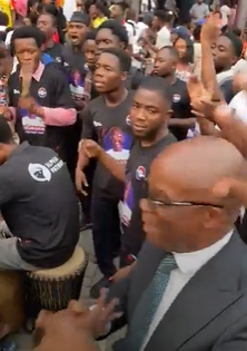 Video: MP, Stephen Amoah joins NPP youth in spirited ‘jama’ session