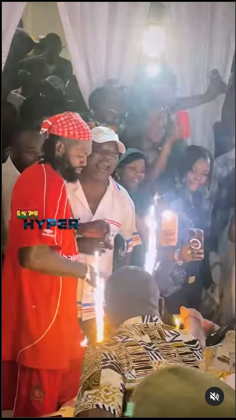 Video: Adebayor turns 40; celebrates lavishly with celebrity friends