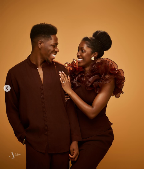 Moses Bliss and Ghanaian fiancée share pre-wedding photos