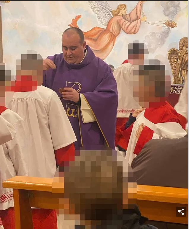 Italian Priest escapes death after almost sipping holy communion wine poisoned with bleach