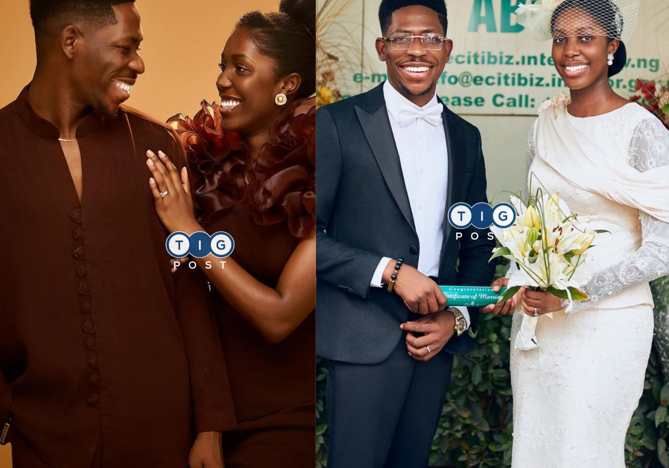 Check out  Marie & Moses Bliss’ civil wedding photos