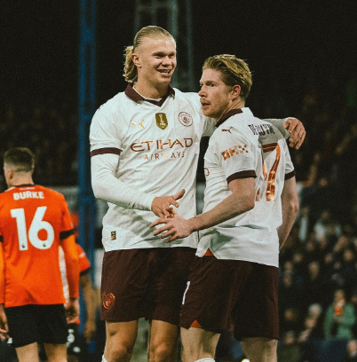 “Good morning, how may I assist you?” De Bruyne’s hilarious post after Haaland’s 5 goals in Luton clash