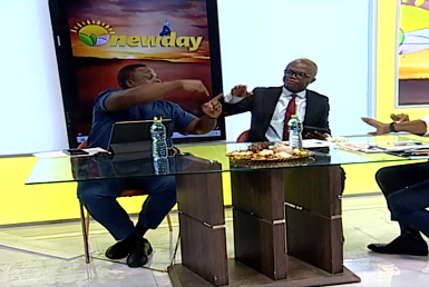 My lawyers will write to you – Stephen Amoah tells Sam George after he slapped his bald head