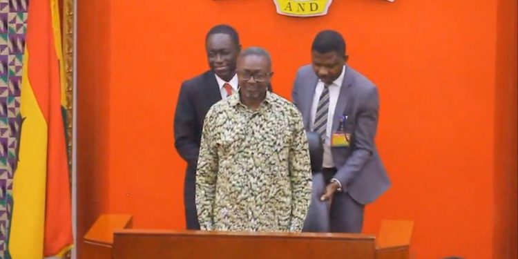 Ameyaw-Cheremeh takes Speaker’s chair during Friday’s proceedings