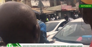 Man found unconscious behind steering wheel at Lapaz