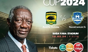 GFA approves J.A Kufuor Cup match
