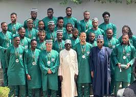 President Tinubu gifts flats and plots of lands to Super Eagles after return from AFCON