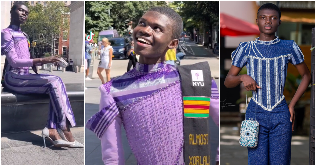 I rejected a GHS30k job offer in Ghana to study in US – Openly gay Ghanaian fashion designer, Xorlali Plange reveals