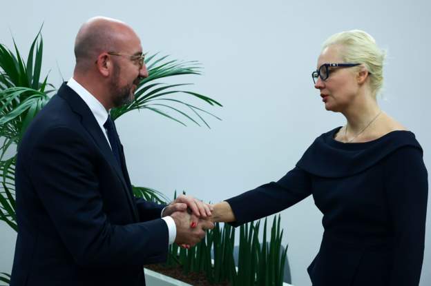 EU representatives meet with Yulia Navalnaya
