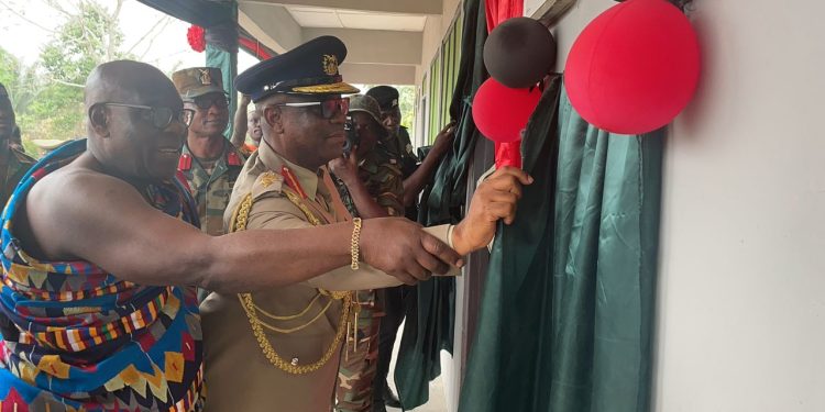 Jungle Warfare School receives accommodation block from Genser Energy Ghana