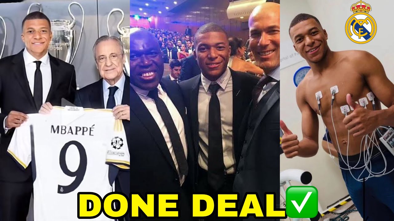 Finally! Kylian Mbappe joins Real Madrid in a 5 year contract – Reports