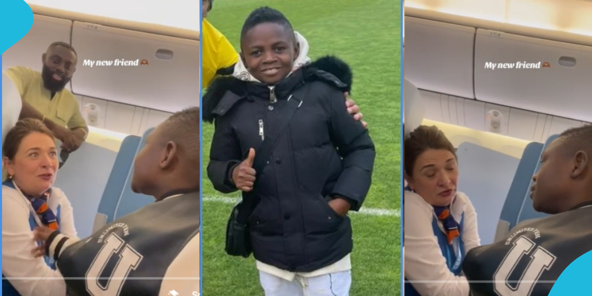 Video: Watch how flight attendant mistook actor Yaw Dabo for a child