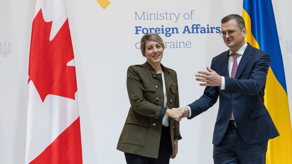 Melanie Joly in Kiev to start global campaign to persuade Russia to return Ukrainian children