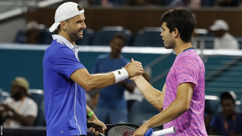 Dimitrov stuns Alcaraz in quarter-final of Miami Open