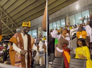 VIDEO: Cheddar, Empress Gifty’s ‘VIP’ jubilation as Ghana beat Nigeria to clinch gold in African Games