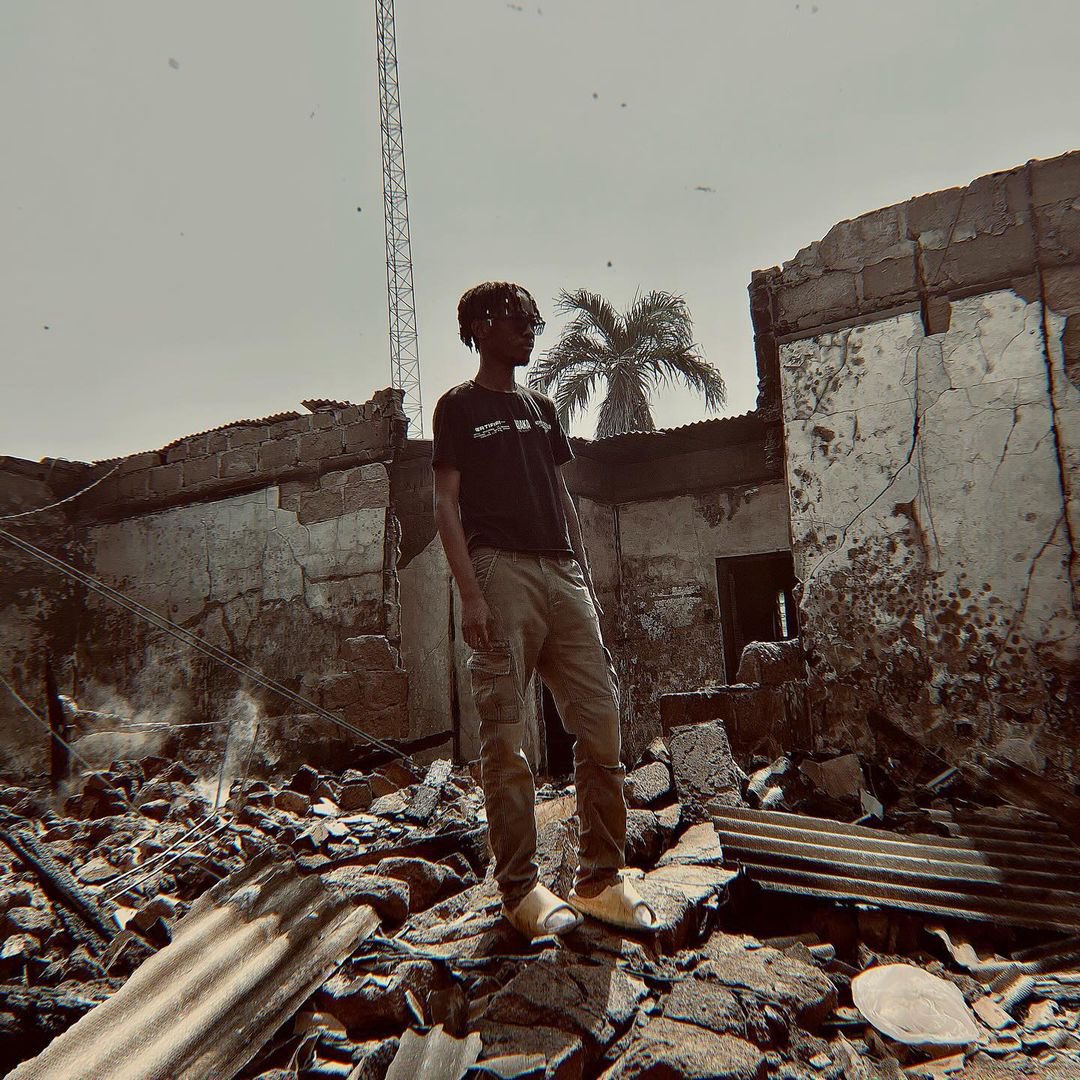 Home of Ghanaian creative Datartgod ravaged by fire