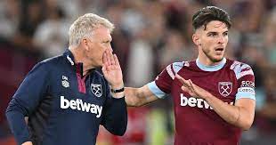 David Moyes impressed with Declan Rice’s form at Arsenal
