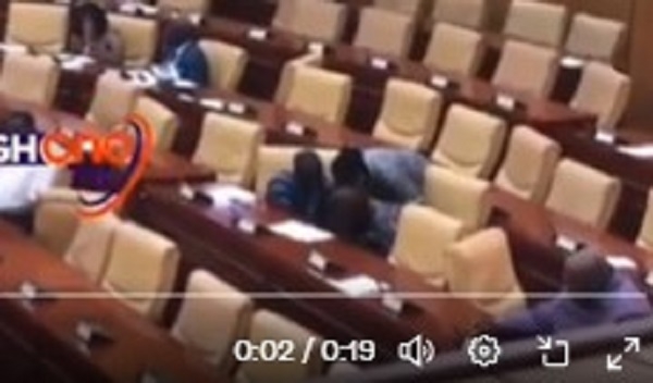 Video: Reactions in parliament when news about John Kumah’s death hit parliament