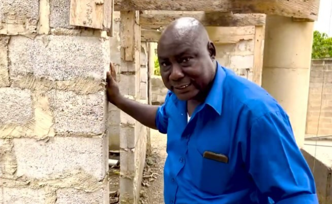 Check out house Edward Akwasi Boateng is building with donation funds