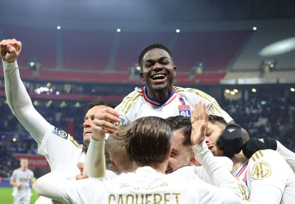 Ghana’s Ernest Nuamah scores to secure a point for Lyon