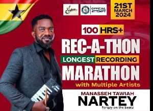 Attempt for longest recording marathon Rec-A-Thon ends due to tiredness