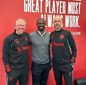 Ex-Black Stars assistant coach George Boateng understudies Man Utd’s ten Hag