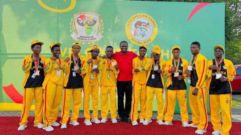 Arm Wrestlers secure 41 medals for Ghana in 13th African Games