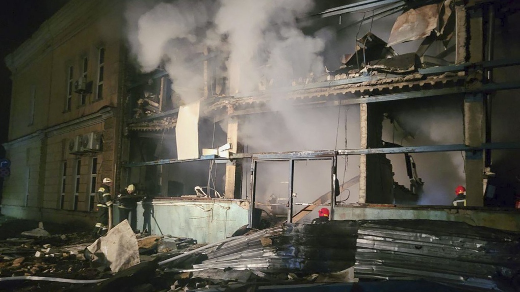 Ukrainian officials investigating killing of 19 troops at an awards ceremony