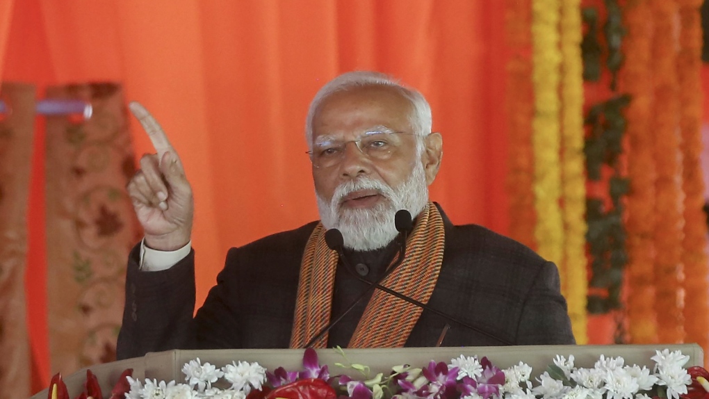 Modi makes first trip to capital of Kashmir since region’s semi-autonomy revoked