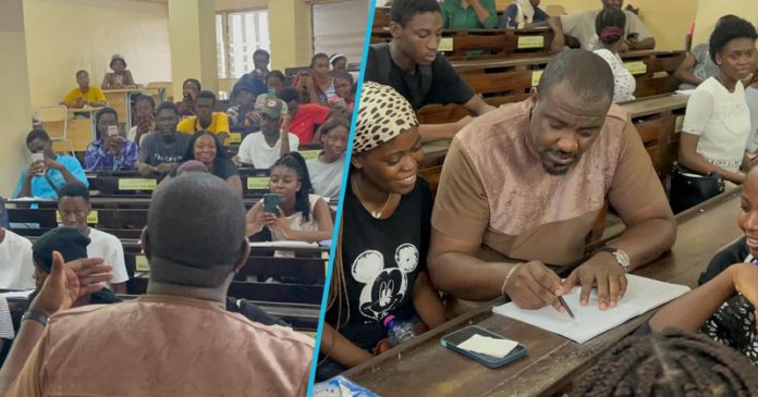 John Dumelo offer free lecture for UG students as they prepare for exams