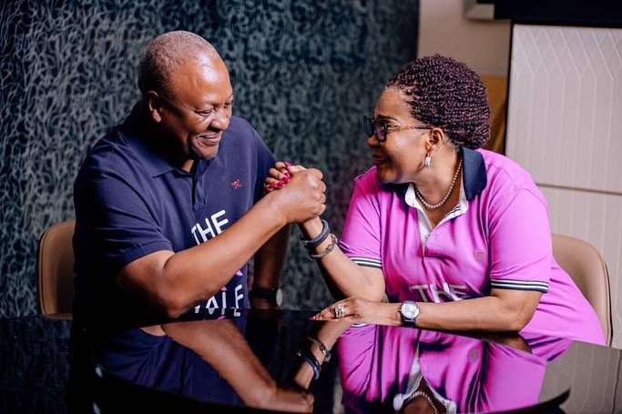 “Happy birthday, my dearest Lordina” – Former President Mahama celebrates wife on Independence day