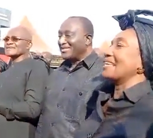 Video: Ken Agyapong, Alan dance at Wofa KK’s one-week memorial