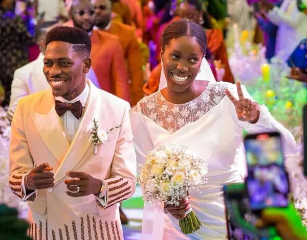 Wedding ceremony of Moses Bliss and Ghanaian fiancee in pictures