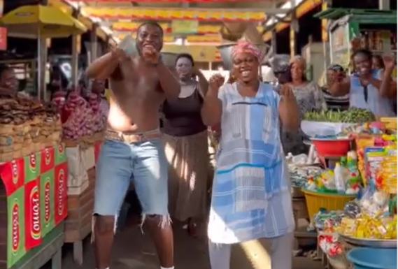 I pay the market women who feature in my dance videos – Official Starter