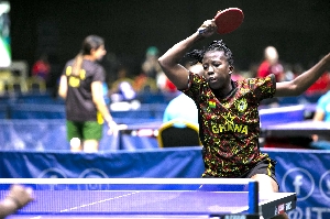 Ghana knocked out of the table tennis singles event at 2023 African Games