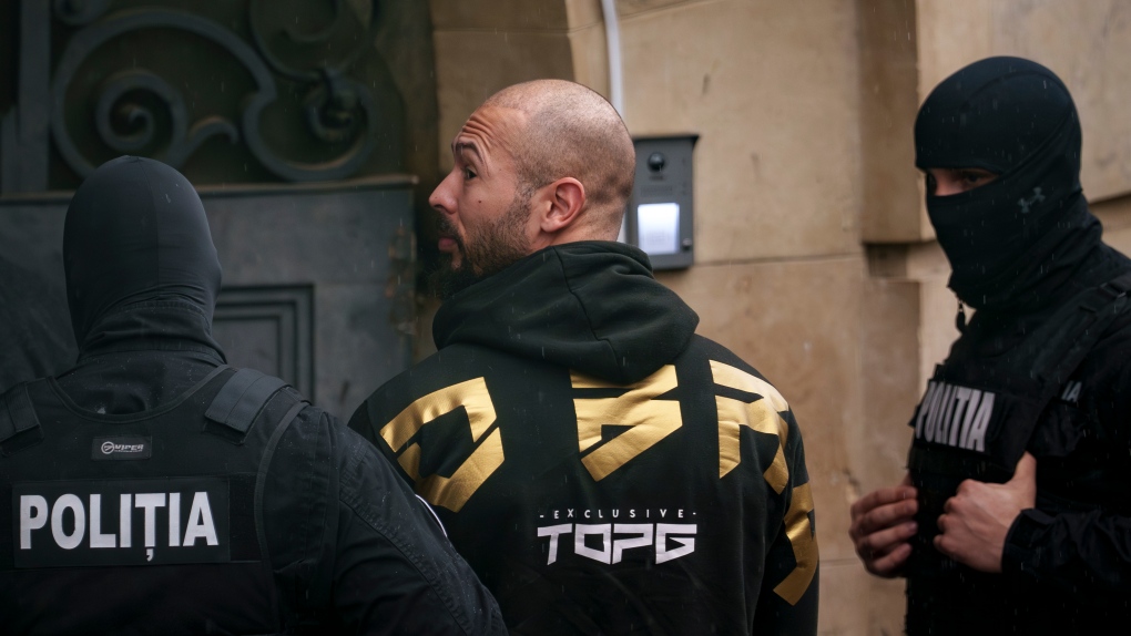 Internet celebrity Andrew Tate detained in Romania