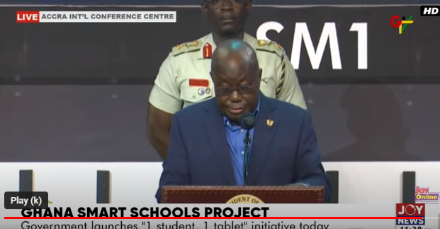 Akufo-Addo officially launches “1 student, 1 tablet” initiative by Education Ministry