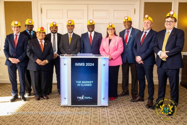 Lands minister promotes for Ghana’s mining industry at PDAC 2024