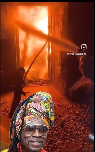 Kojo Antwi’s house ravaged by fire