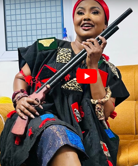 McBrown makes appearance on Onua Show in stunning warrior outfit