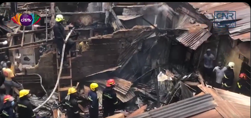 VIDEO: Nima and Mallam Atta Market catches fire