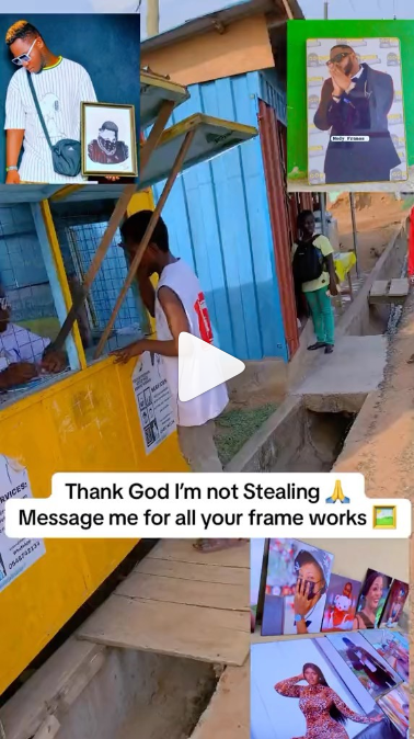 Video: Medikal lookalike spotted engaged in a different hustle; now in ‘lotto kiosk’ business